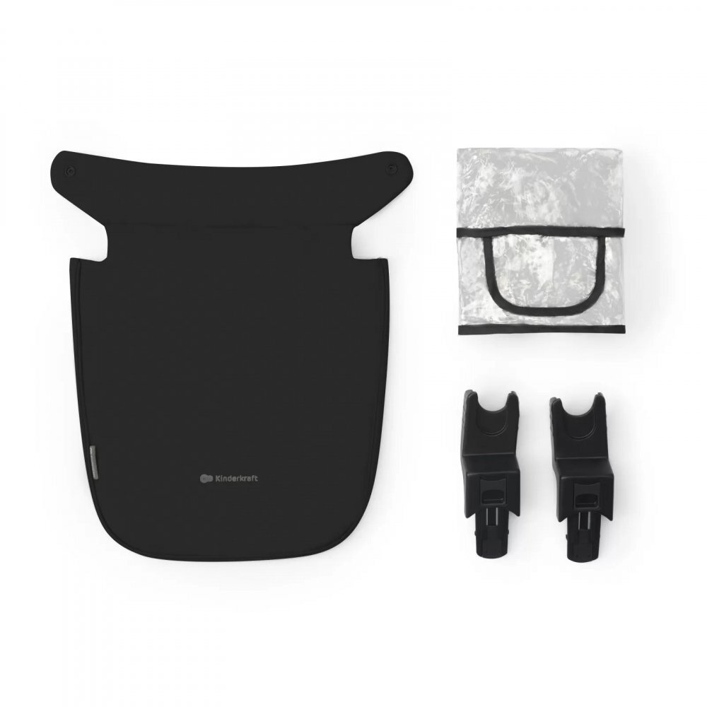 KINDERKRAFT Carucior 3 in 1 Newly classic black