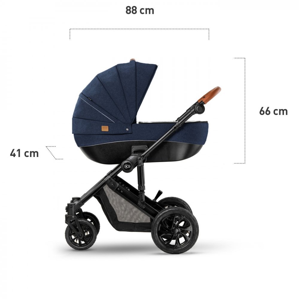 KINDERKRAFT Carucior 3 in 1 Prime Mink Pro Navy i-Size