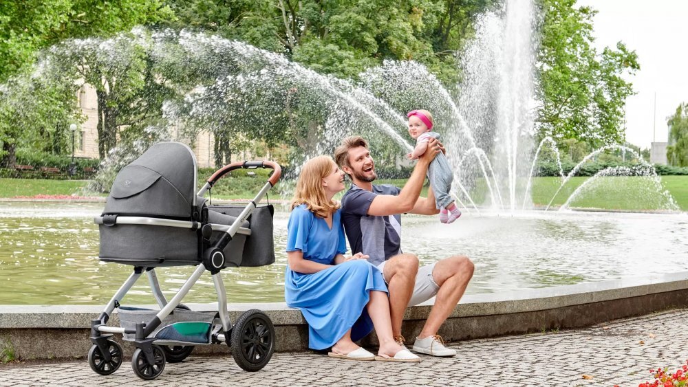 KINDERKRAFT Carucior 3 in 1 Veo grey