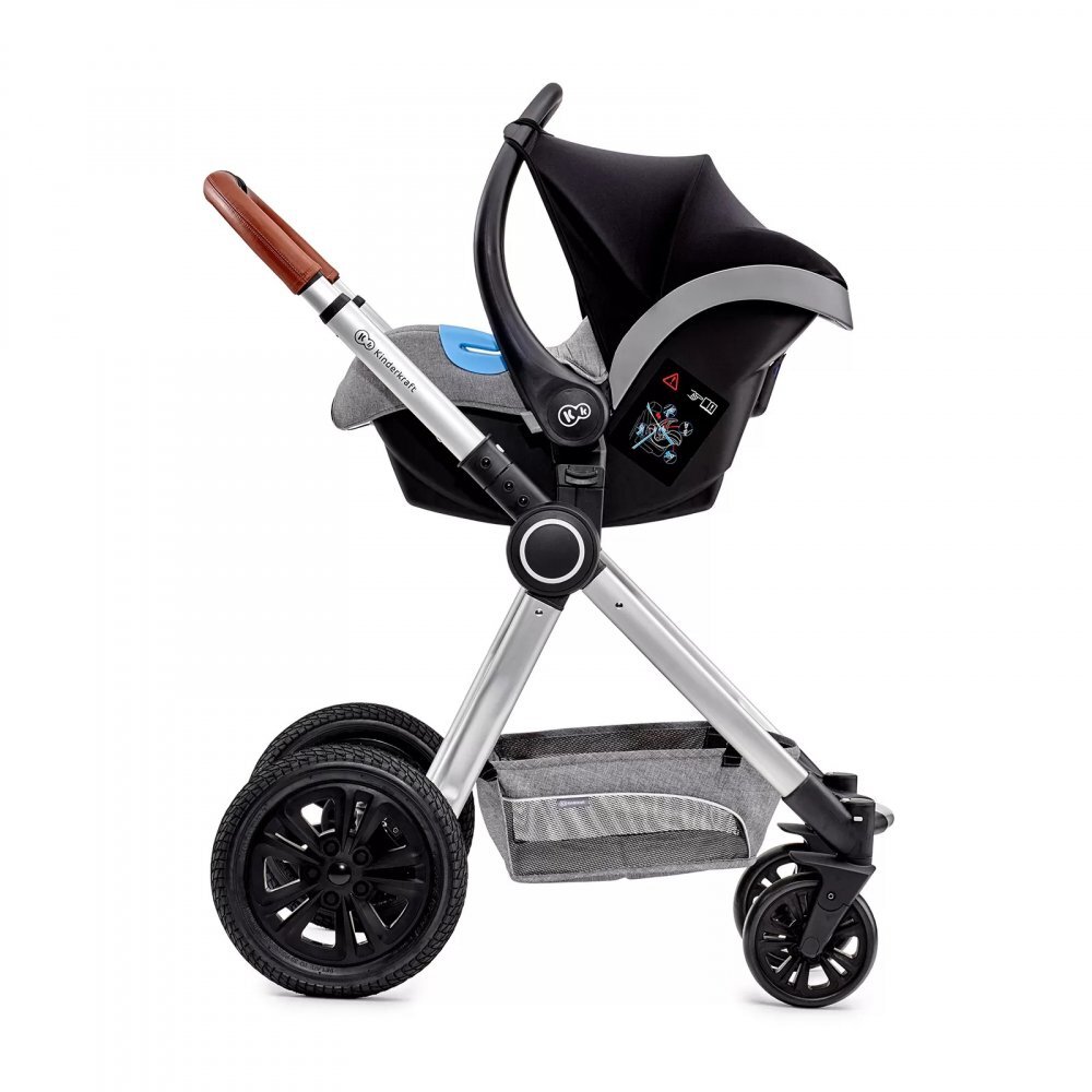 KINDERKRAFT Carucior 3 in 1 Veo grey