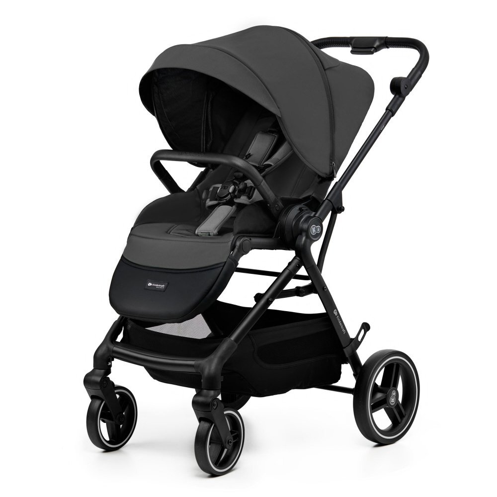 KINDERKRAFT Carucior pentru copii 3 in 1 Yoxi Moonlight Grey 0-22 kg cadru din aluminiu accesorii incluse