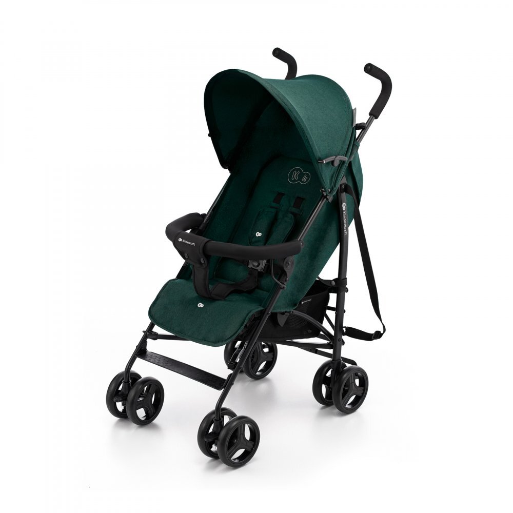 KINDERKRAFT Carucior sport Tik tip umbrela green forest spatar reglabil pozitie somn suport pentru picioare roti din spuma Eva greutate 65 kg
