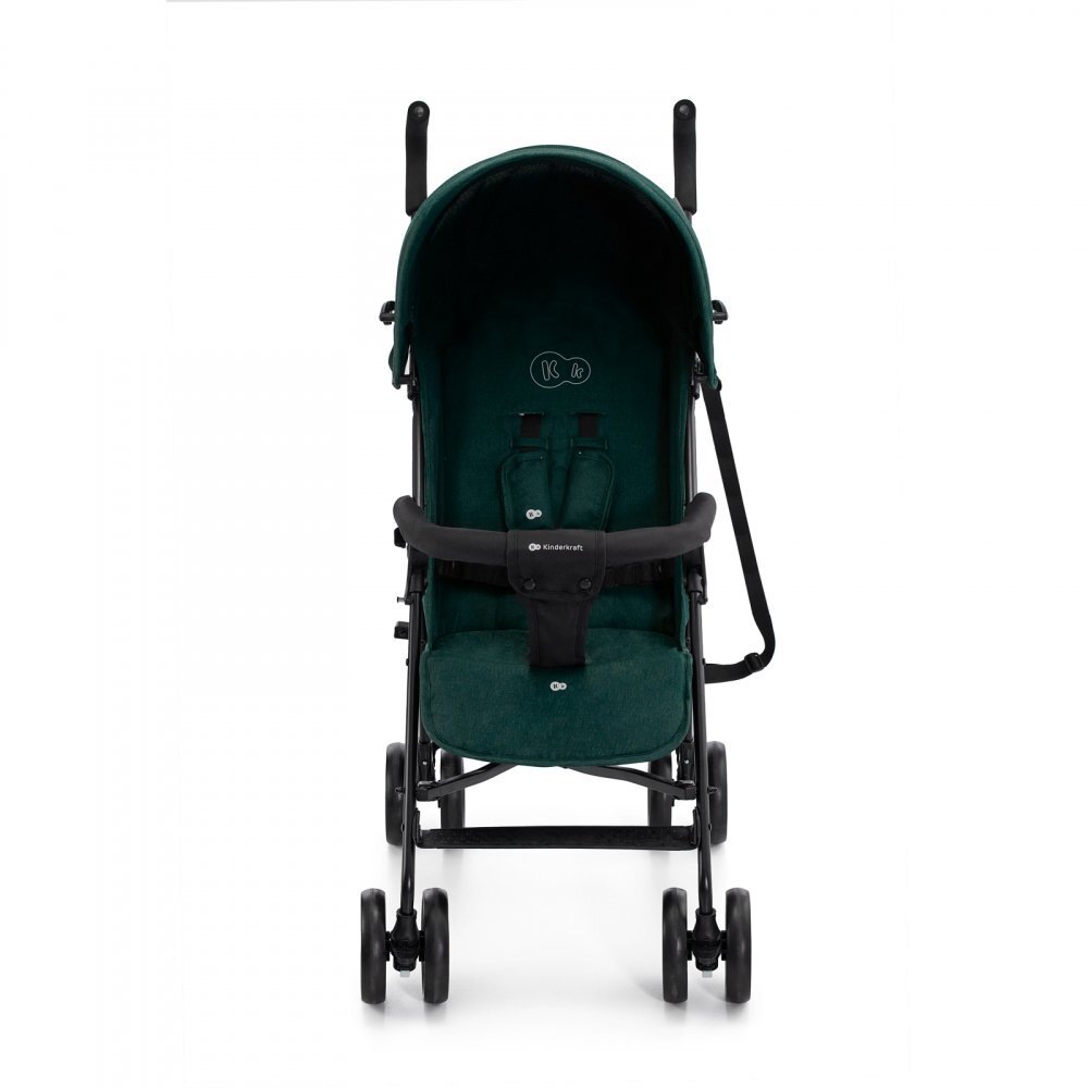 KINDERKRAFT Carucior sport Tik tip umbrela green forest spatar reglabil pozitie somn suport pentru picioare roti din spuma Eva greutate 65 kg