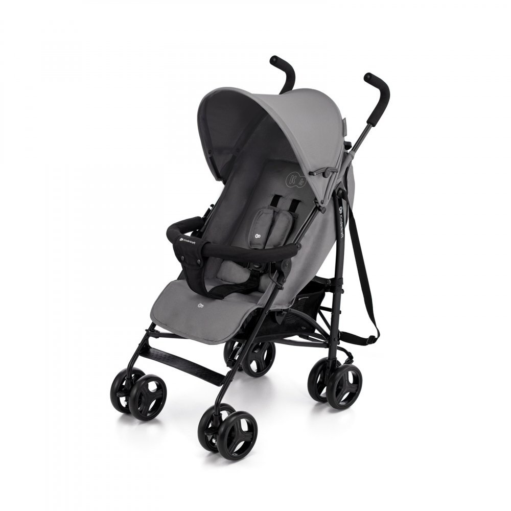 KINDERKRAFT Carucior sport Tik tip umbrela stone grey spatar reglabil pozitie somn suport pentru picioare roti din spuma Eva greutate redusa 65 kg