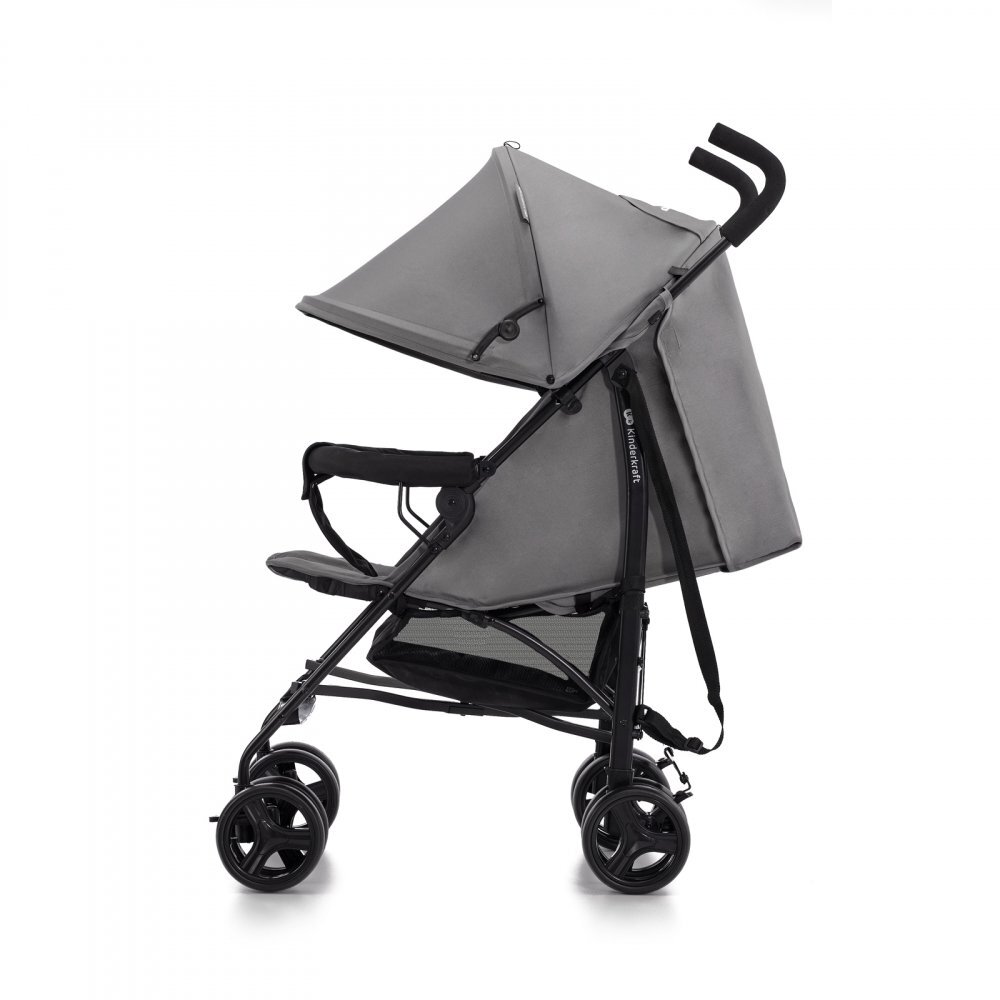 KINDERKRAFT Carucior sport Tik tip umbrela stone grey spatar reglabil pozitie somn suport pentru picioare roti din spuma Eva greutate redusa 65 kg