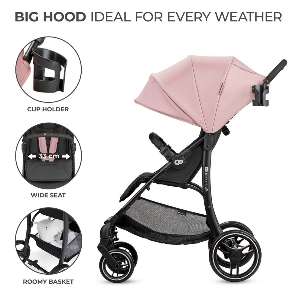KINDERKRAFT Carucior sport Trig 2 pink