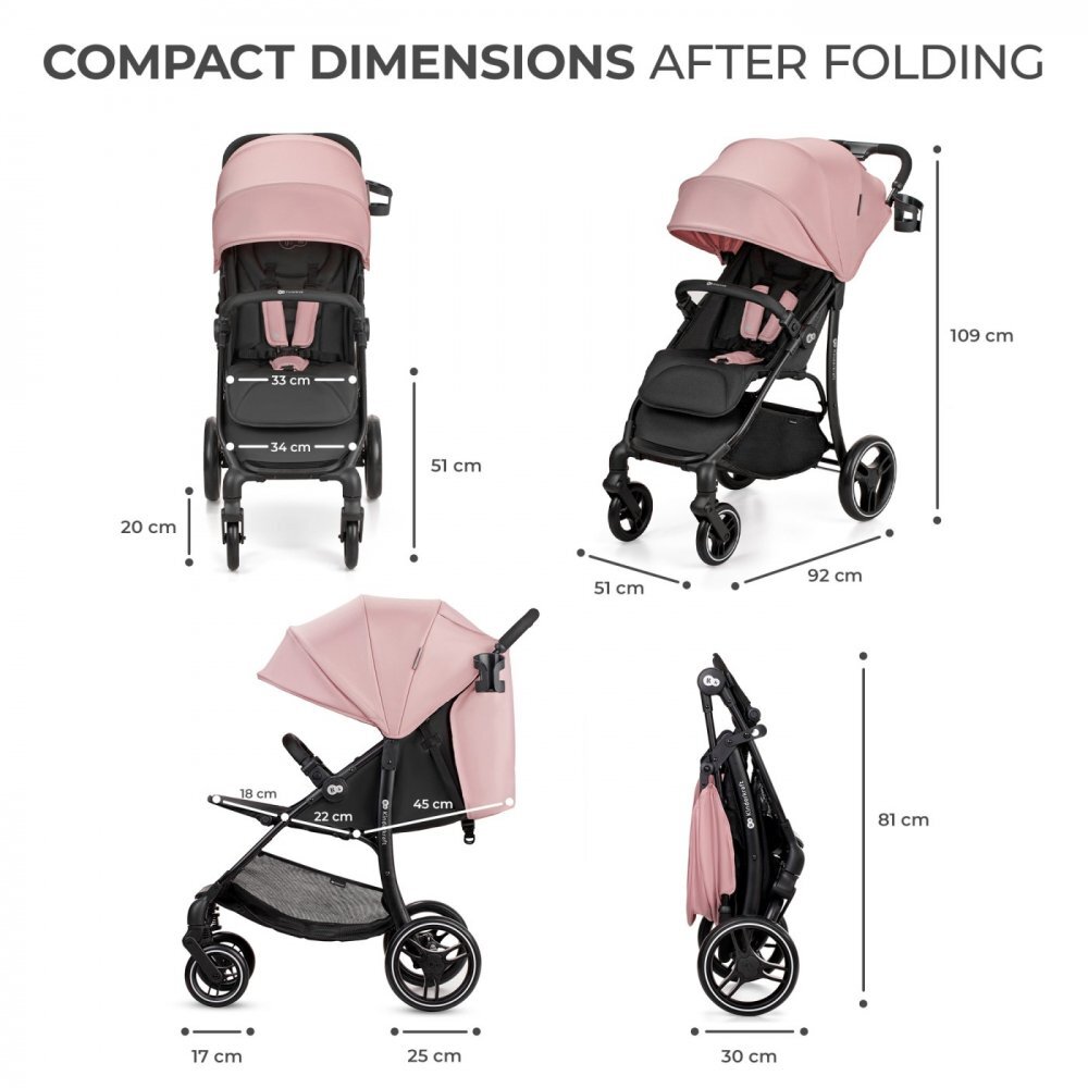 KINDERKRAFT Carucior sport Trig 2 pink