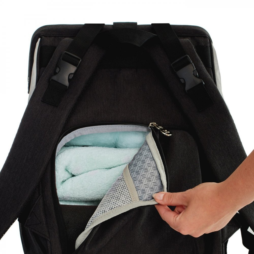 KINDERKRAFT Geanta multifunctionala pentru mamici Molly black