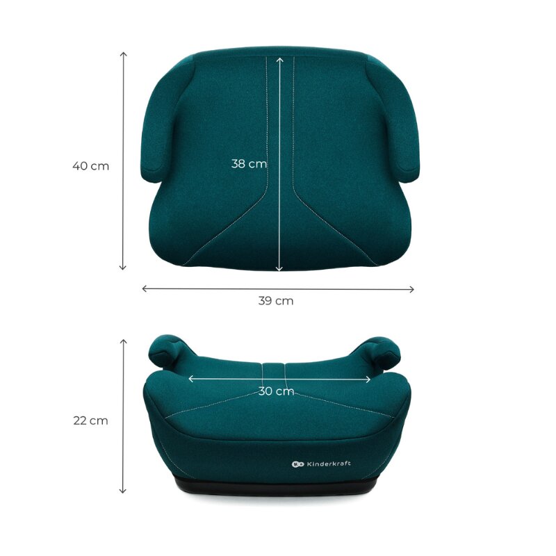 KINDERKRAFT Inaltator auto pentru copii I-Boost 2 Green I-Size 125-150 cm