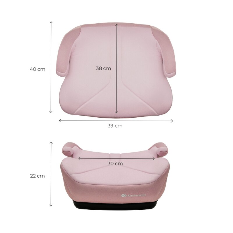KINDERKRAFT Inaltator auto pentru copii I-Boost 2 Pink I-Size 125-150 cm