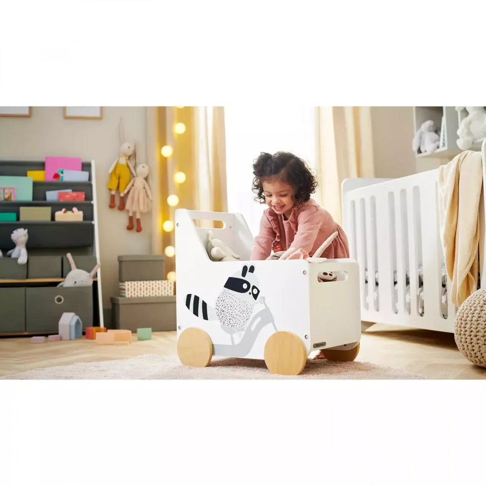 KINDERKRAFT Lada depozitare jucarii Racoon Alb