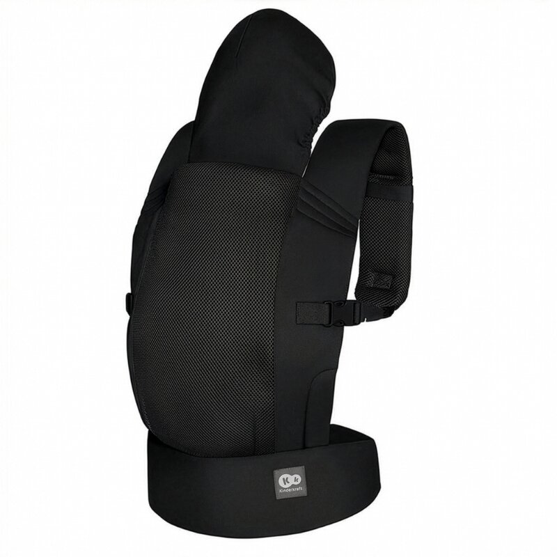 KINDERKRAFT Marsupiu Carrybee Black cu 2 pozitii de purtare si greutate admisa 20 kg