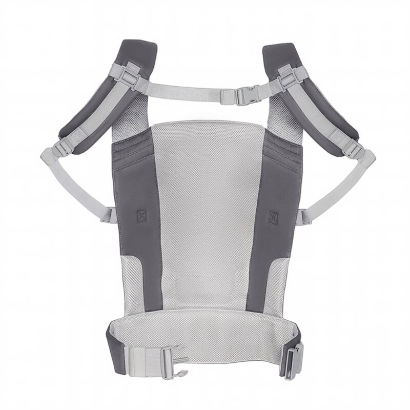 KINDERKRAFT Marsupiu Carrybee Grey cu 2 pozitii de purtare si greutate admisa 20 kg