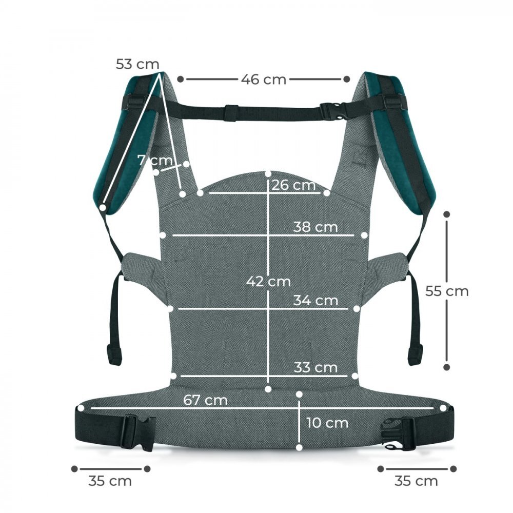 KINDERKRAFT Marsupiu ergonomic Milo nature vibes