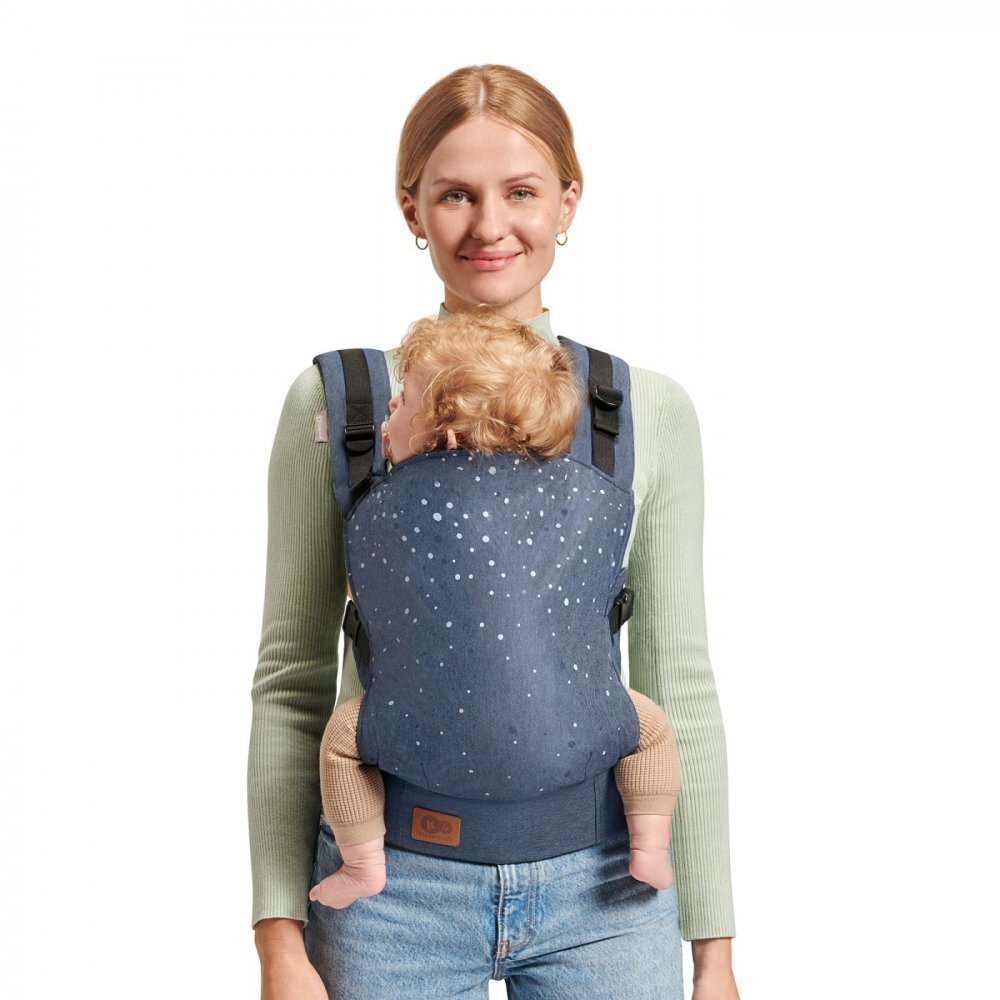 KINDERKRAFT Marsupiu ergonomic Nino pana la 20 kg confetti denim