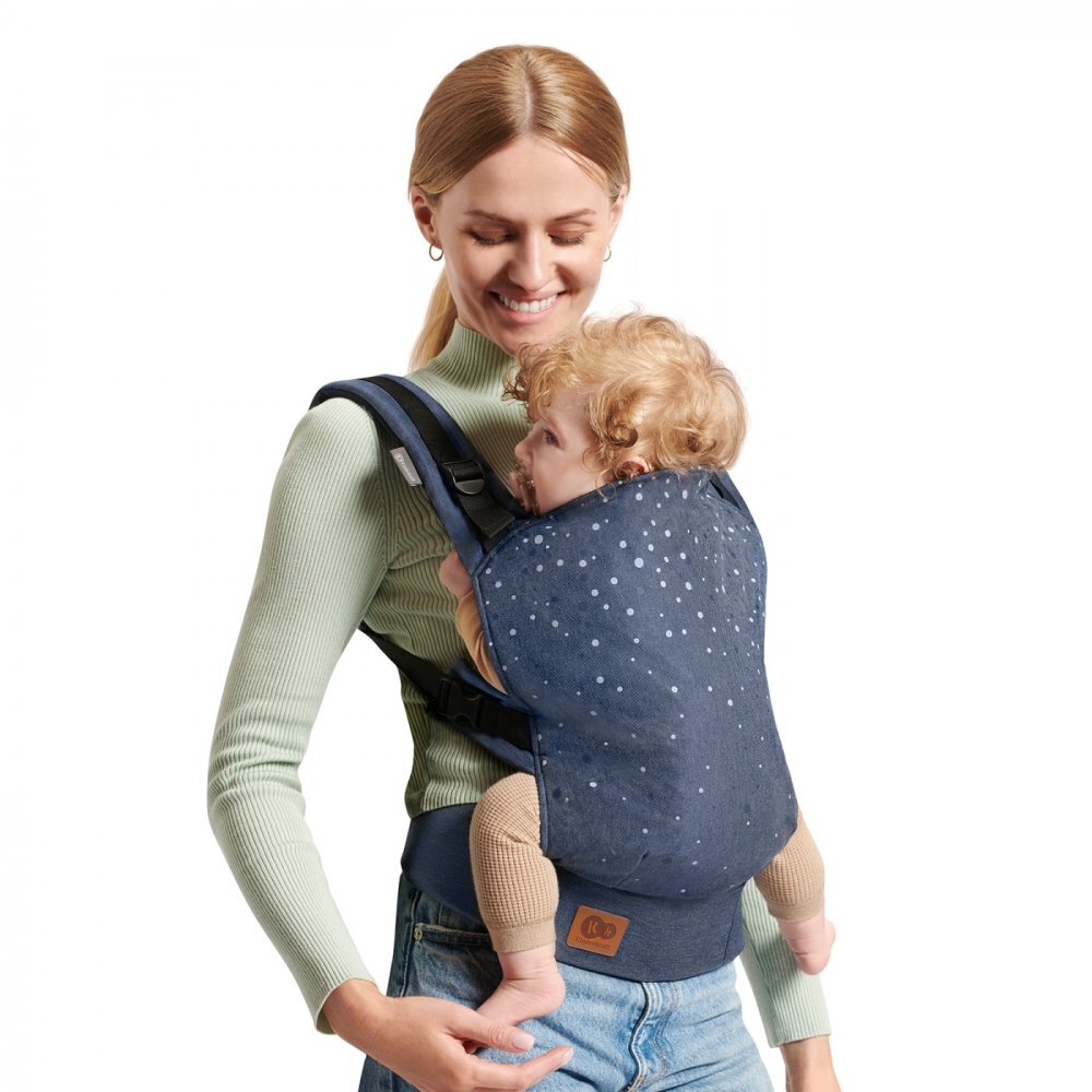 KINDERKRAFT Marsupiu ergonomic Nino pana la 20 kg confetti denim