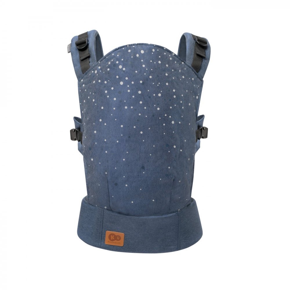 KINDERKRAFT Marsupiu ergonomic Nino pana la 20 kg confetti denim