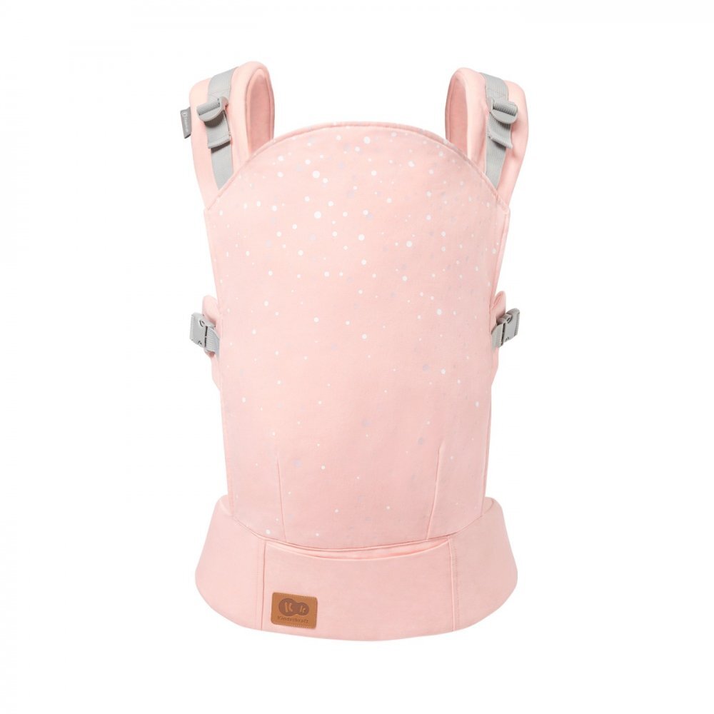 KINDERKRAFT Marsupiu ergonomic Nino pana la 20 kg confetti pink