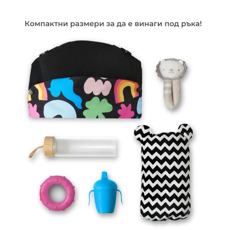 KINDERKRAFT Marsupiu pentru copii Huggy Happy Shapes