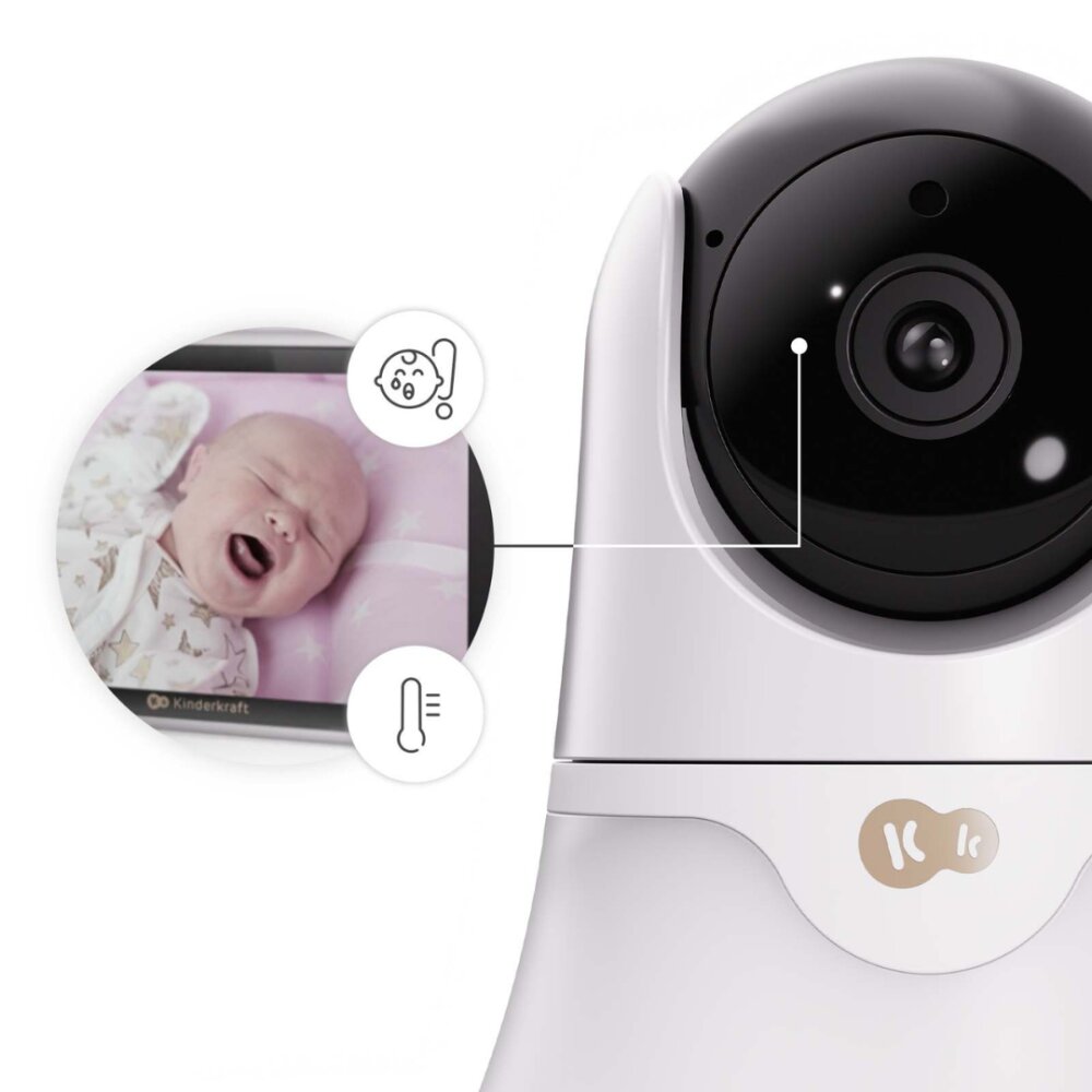 KINDERKRAFT Monitor pentru bebelusi Niteeye Glow White