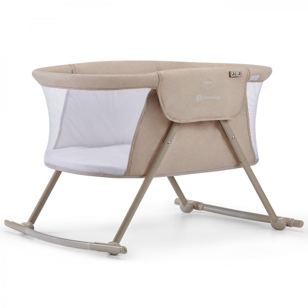 KINDERKRAFT Patut 3 in 1 Lovi beige multifunctional saltea si accesorii incluse