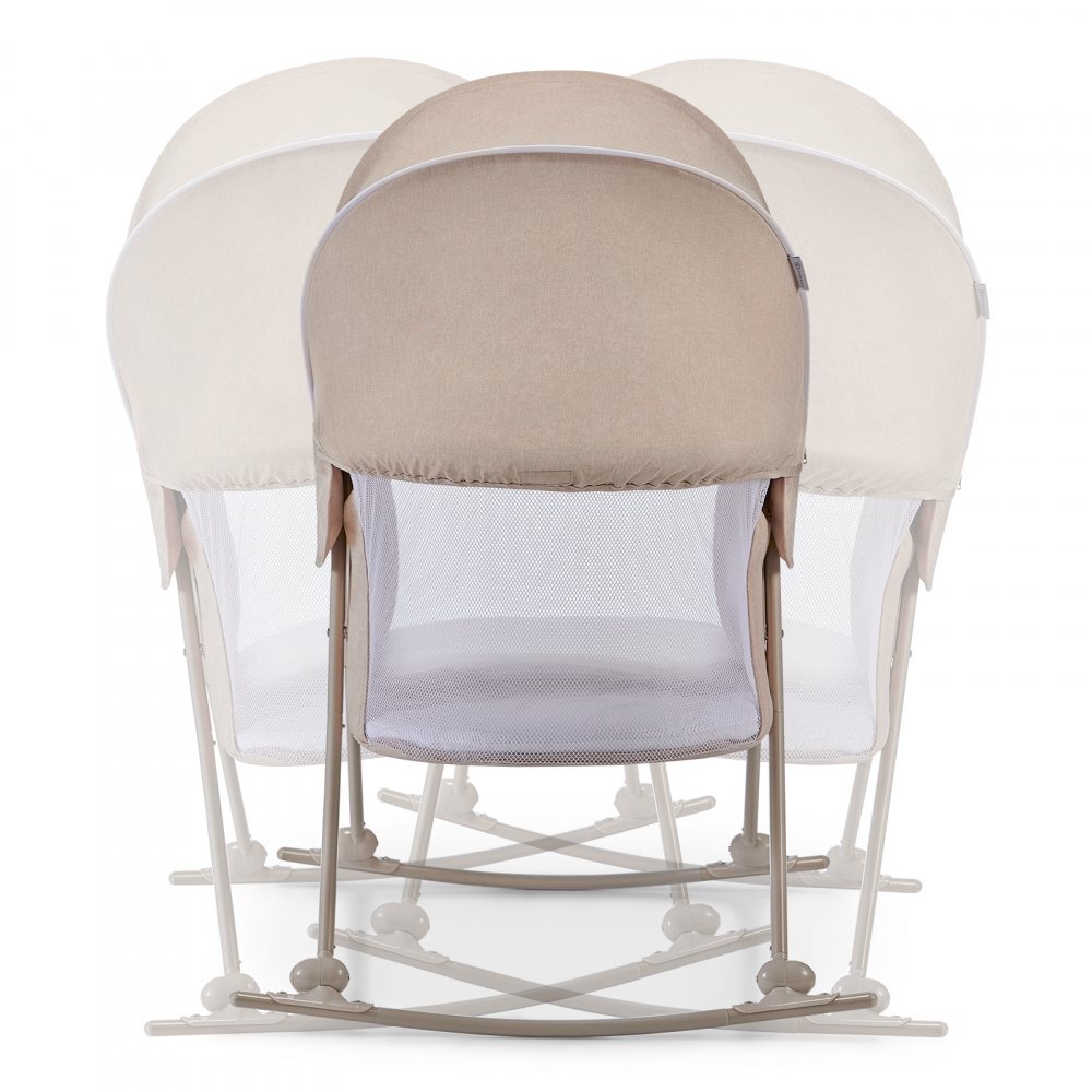 KINDERKRAFT Patut 3 in 1 Lovi beige multifunctional saltea si accesorii incluse