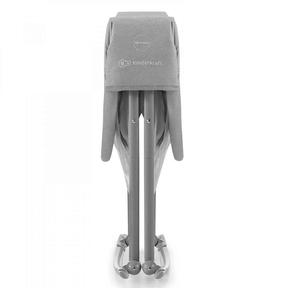 KINDERKRAFT Patut 3 in 1 Lovi grey multifunctional cu accesorii incluse