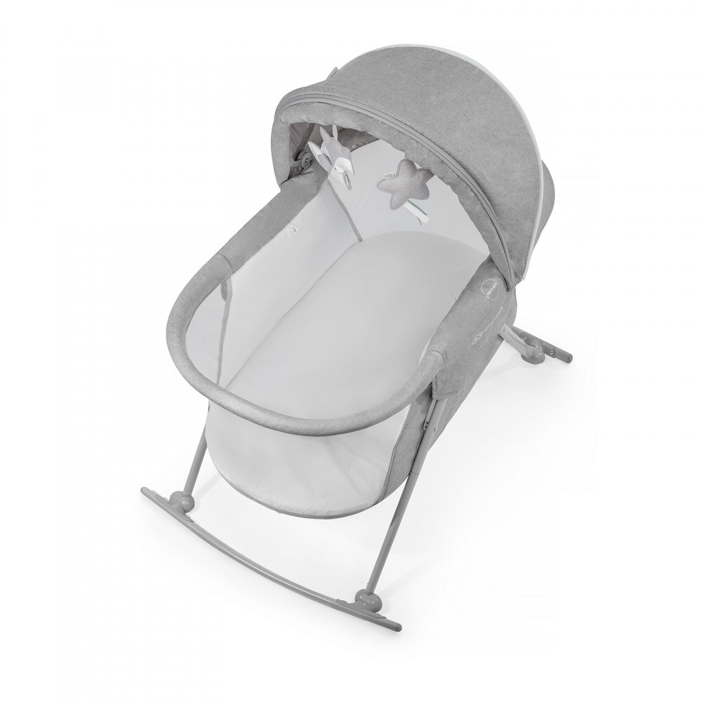 KINDERKRAFT Patut 3 in 1 Lovi grey multifunctional cu accesorii incluse