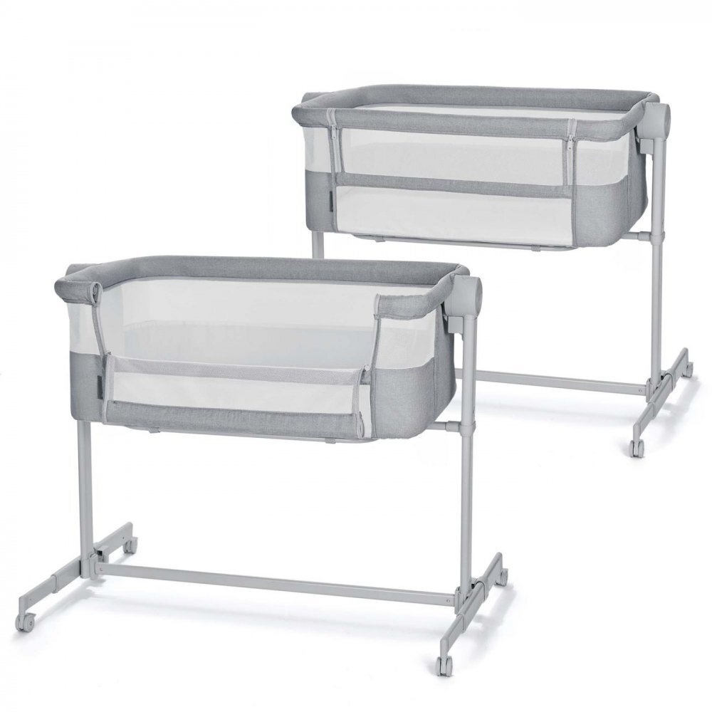 KINDERKRAFT Patut co sleeper neste up full light grey