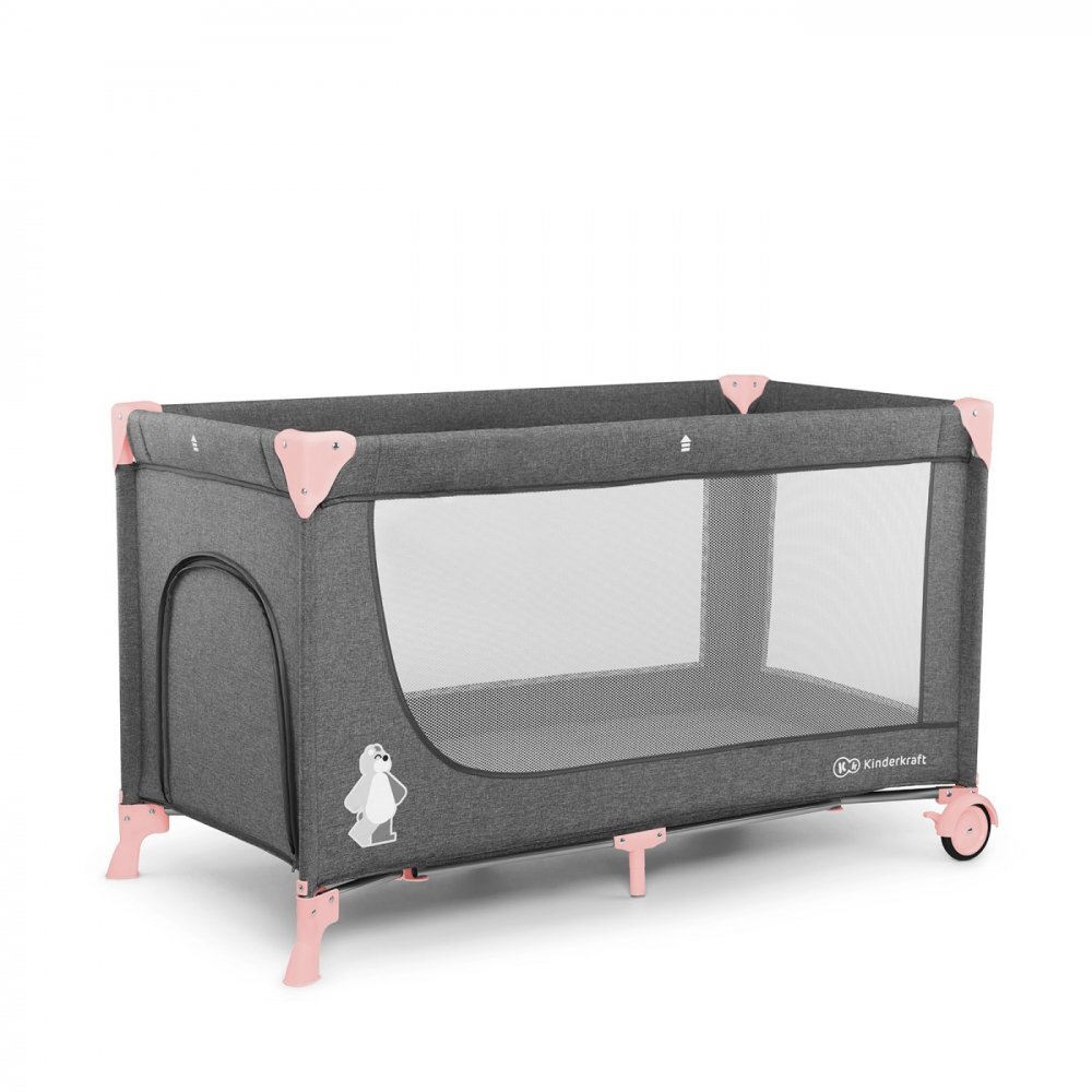 KINDERKRAFT Patut de calatorie Joy pink
