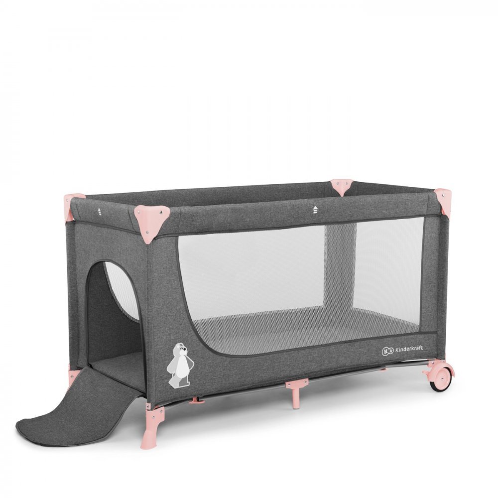 KINDERKRAFT Patut de calatorie Joy pink