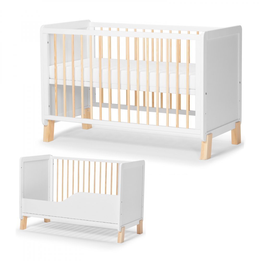 KINDERKRAFT Patut pentru copii Nico 120x60 cm din lemn transformabil somiera reglabila