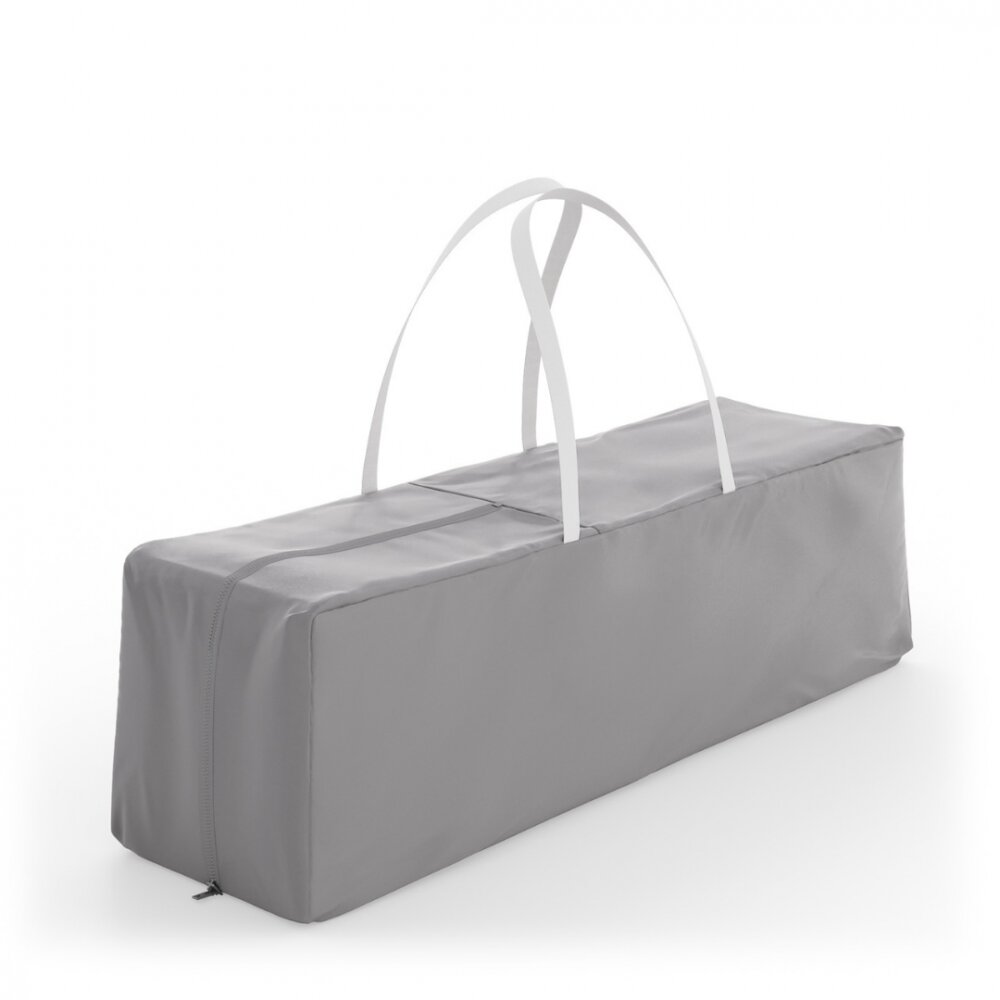 KINDERKRAFT Patut pliabil pentru copii Leody UP Grey cu 2 nivele dimensiuni 120x60 cm accesorii incluse