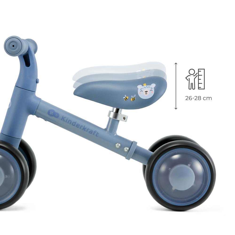 KINDERKRAFT Ride On pentru copii Cutie Flash Blue