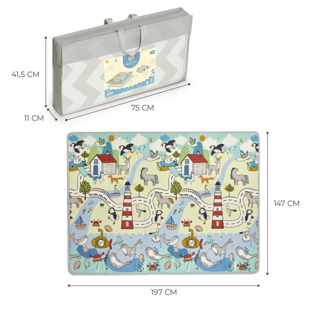 KINDERKRAFT Saltea educativa XPE Matty 2