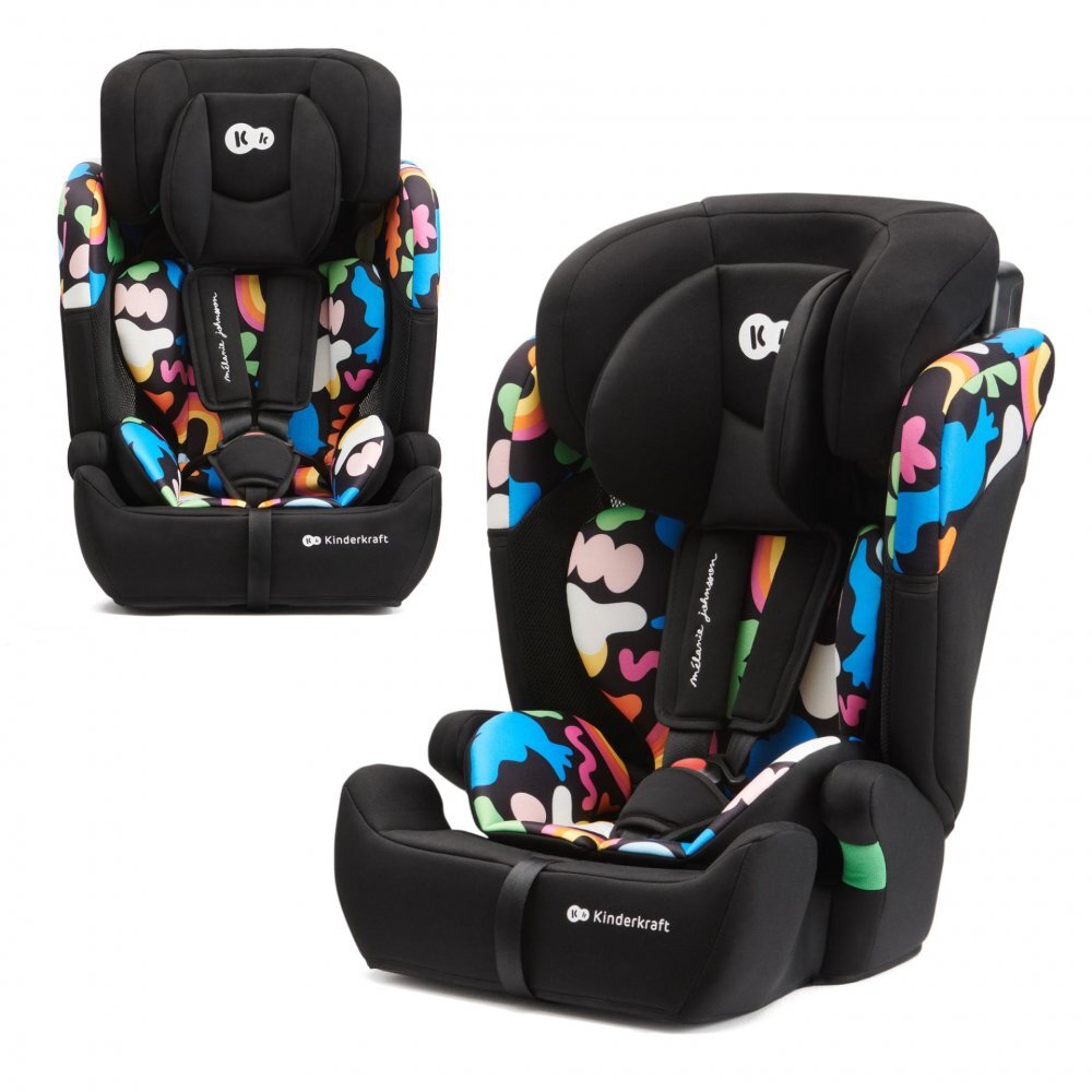 KINDERKRAFT Scaun auto Comfort Up I-Size 76-150 cm Happy Shapes