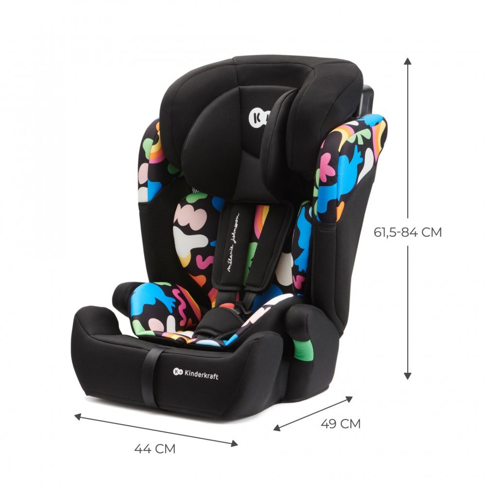 KINDERKRAFT Scaun auto Comfort Up I-Size 76-150 cm Happy Shapes