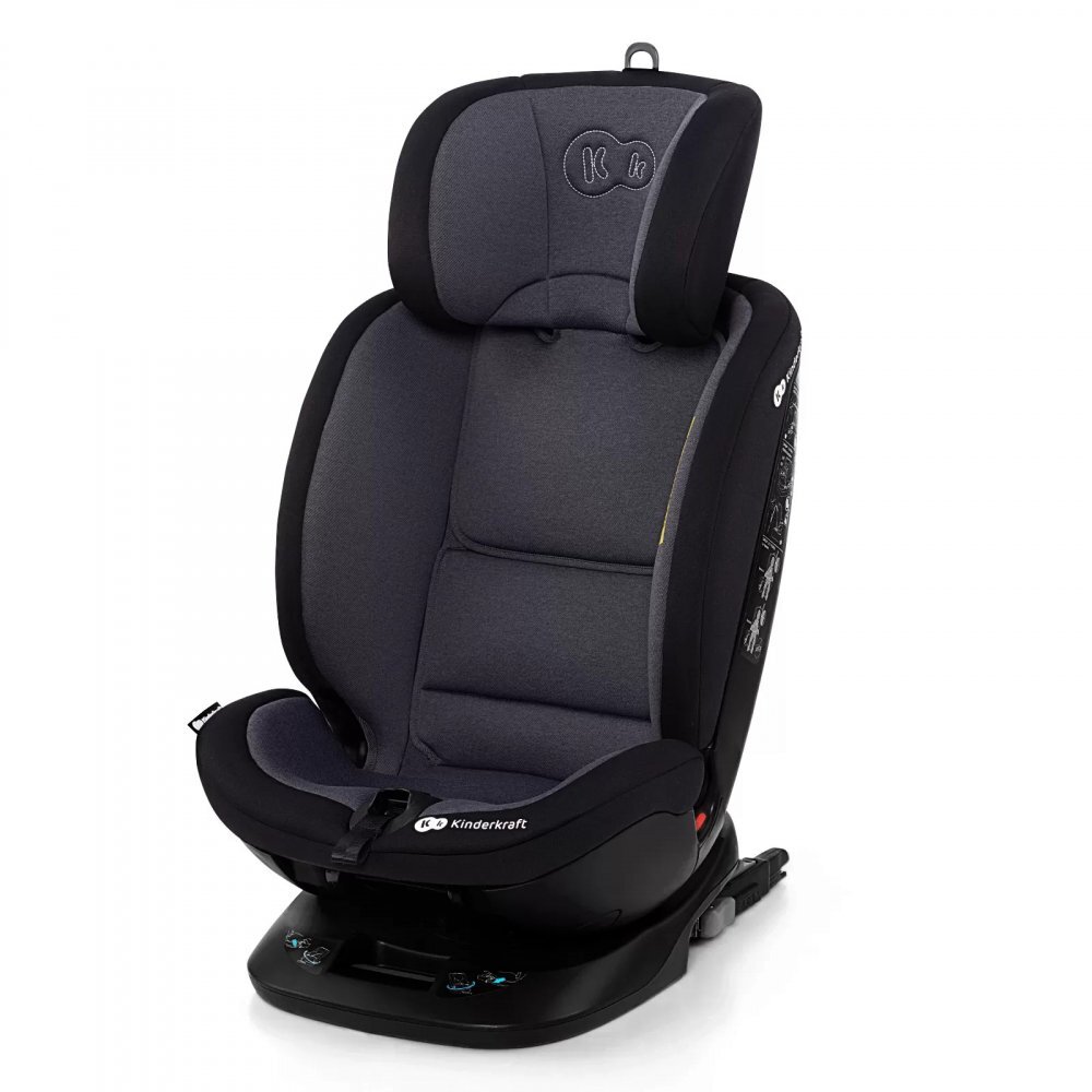 KINDERKRAFT Scaun auto cu isofix Xpedition rotativ 0-36 kg black