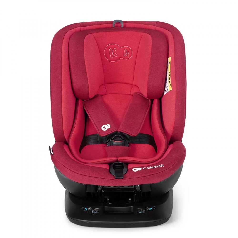 KINDERKRAFT Scaun auto cu isofix Xpedition rotativ 0-36 kg red