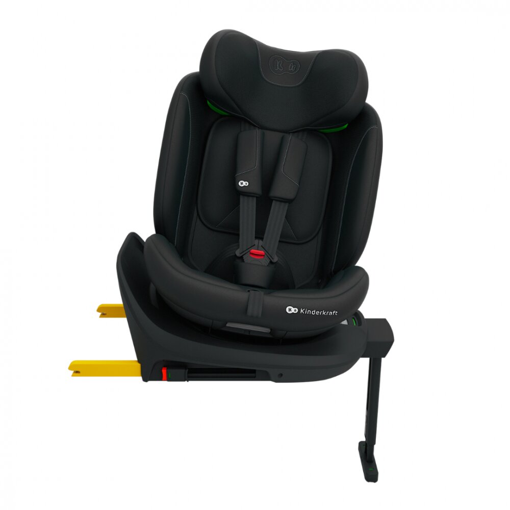 KINDERKRAFT Scaun auto I-360 2 Plus Black 40-150 cm sistem isofix si picior de sustinere rotatie 360 protectie laterala SPS