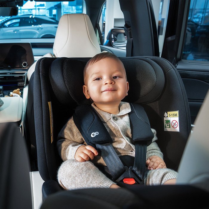 KINDERKRAFT Scaun auto I-360 2 Plus Green 40-150 cm sistem isofix si picior de sustinere rotatie 360 protectie laterala SPS