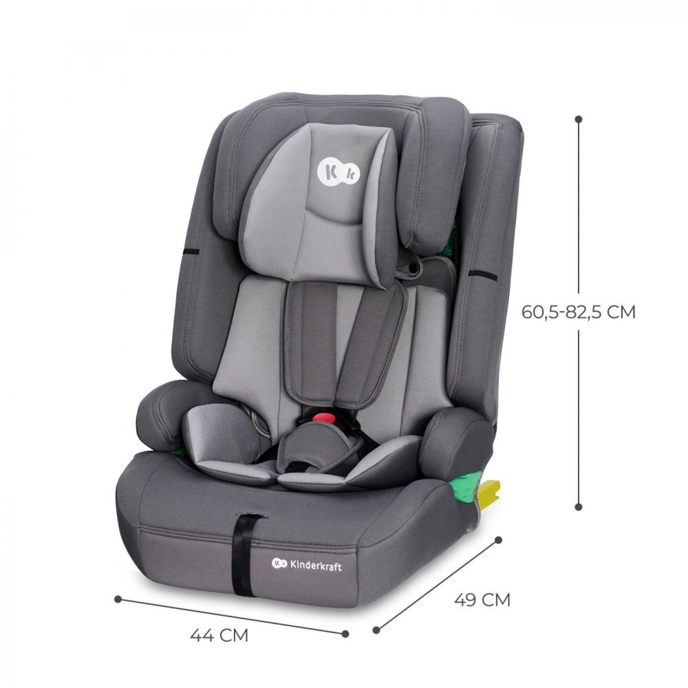 KINDERKRAFT Scaun auto i-size Safety Fix 2 grey 76-150 cm