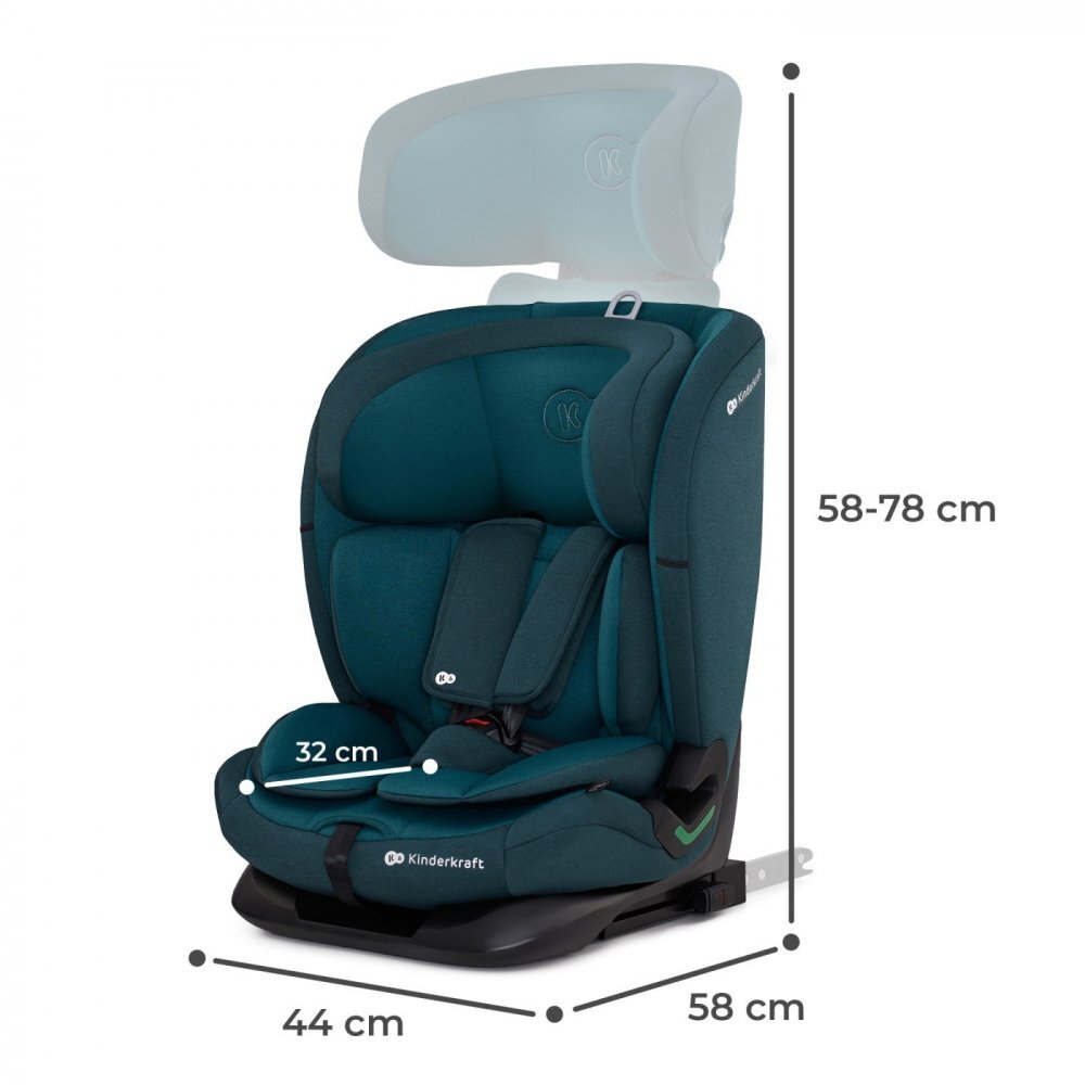 KINDERKRAFT Scaun auto Oneto3 i-size cu isofix 76-150 cm harbor blue