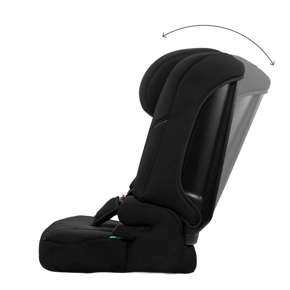 KINDERKRAFT Scaun auto pentru copii Comfy Black 75-150 cm i-size tetiera reglabila SPS spatar reglabil si detasabil