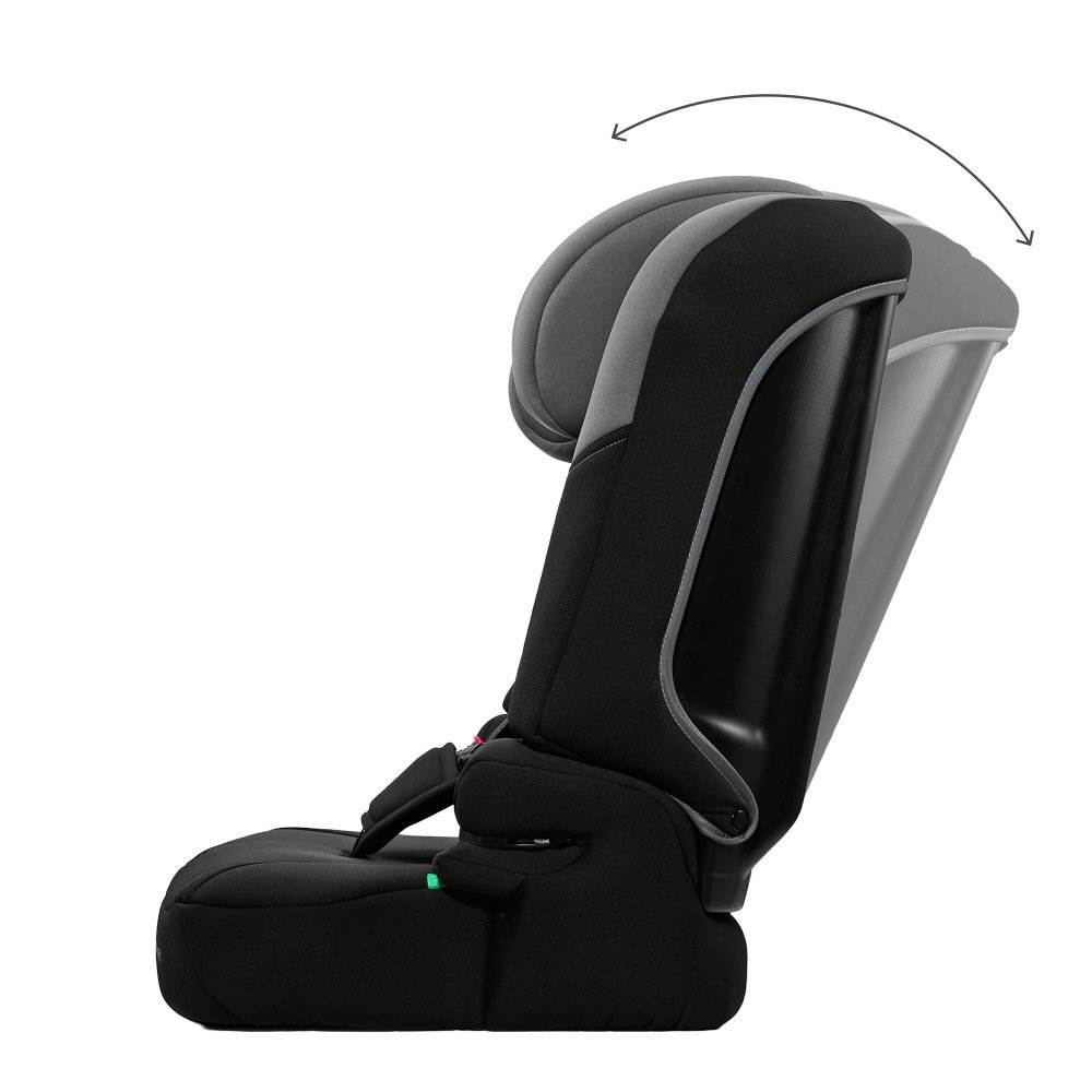 KINDERKRAFT Scaun auto pentru copii Comfy Dark Grey 75-150 cm i-size tetiera reglabila SPS spatar reglabil si detasabil