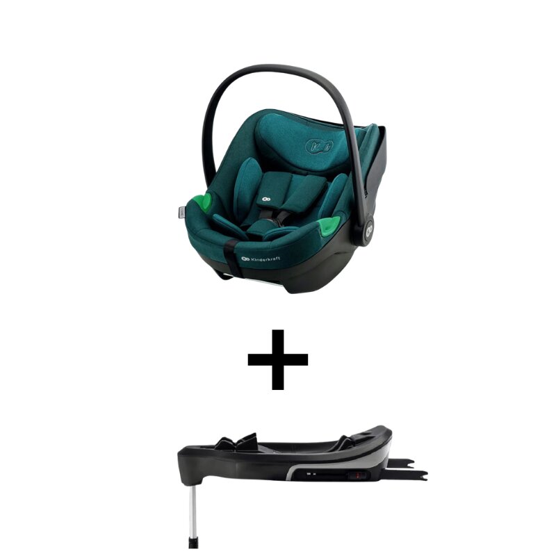KINDERKRAFT Scaun auto pentru copii I-Care Harbor Blue + baza isofix