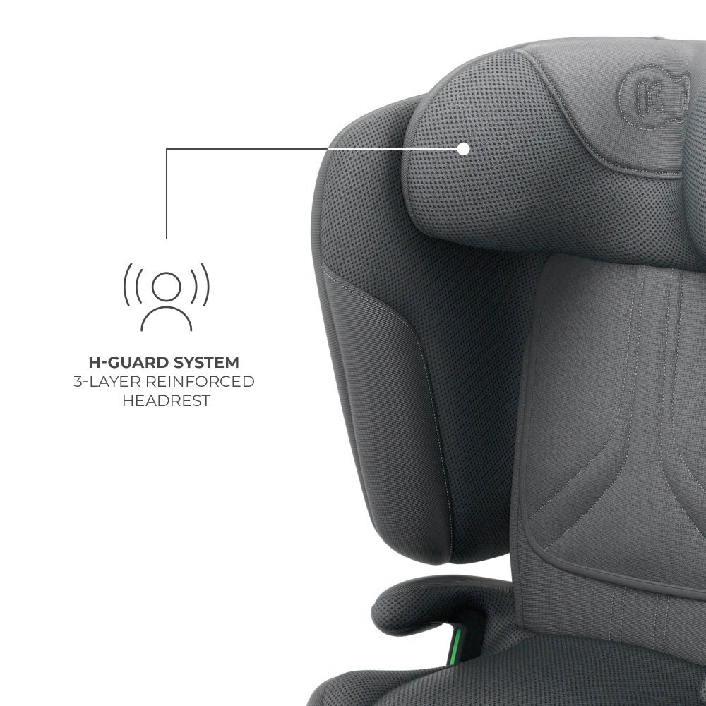 KINDERKRAFT Scaun auto pentru copii Unity2 Grey 100-150 cm pliabil i-size spatar reglabil tetiera ajustabila