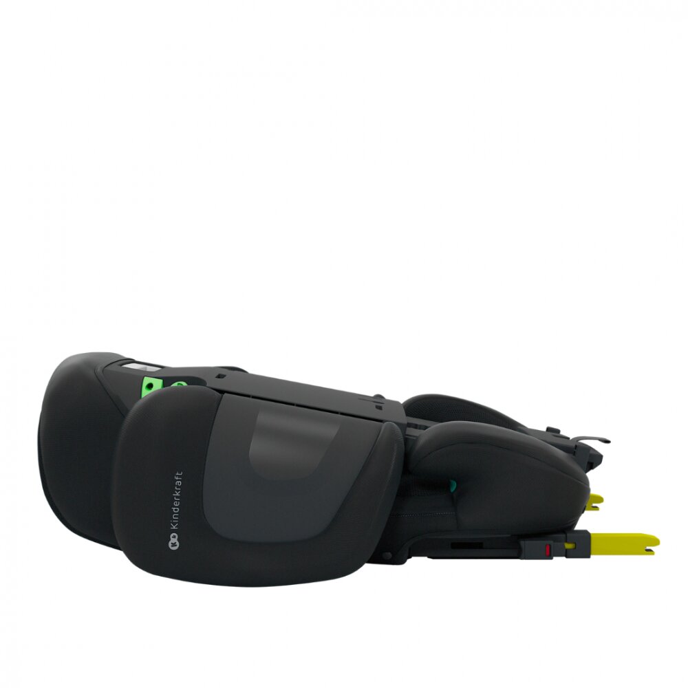 KINDERKRAFT Scaun auto pliabil XPand 2 Pro Graphite Black 100-150 cm tetiera reglabila protectie laterala sistem isofix