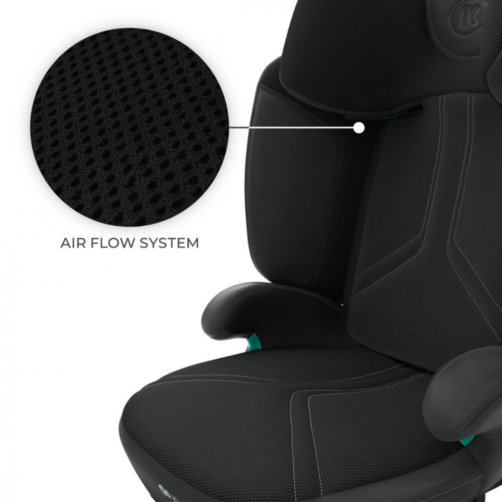 KINDERKRAFT Scaun auto pliabil XPand 2 Pro Green 100-150 cm tetiera reglabila protectie laterala sistem isofix