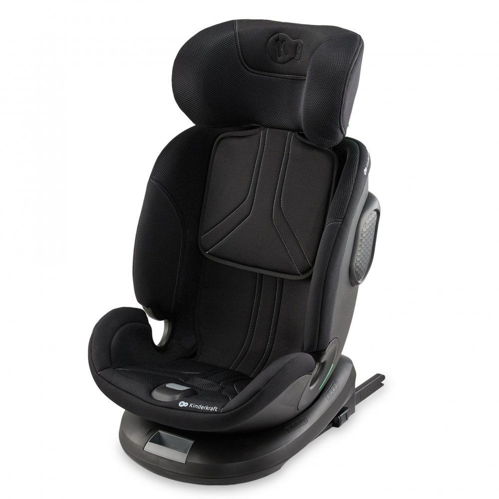 KINDERKRAFT Scaun auto XPedition 3 Black i-Size 40-150 cm Isofix Top-Tether Sistem Easy Spin 360 Protectie SPS Spatar reglabil Insertie ergonomica